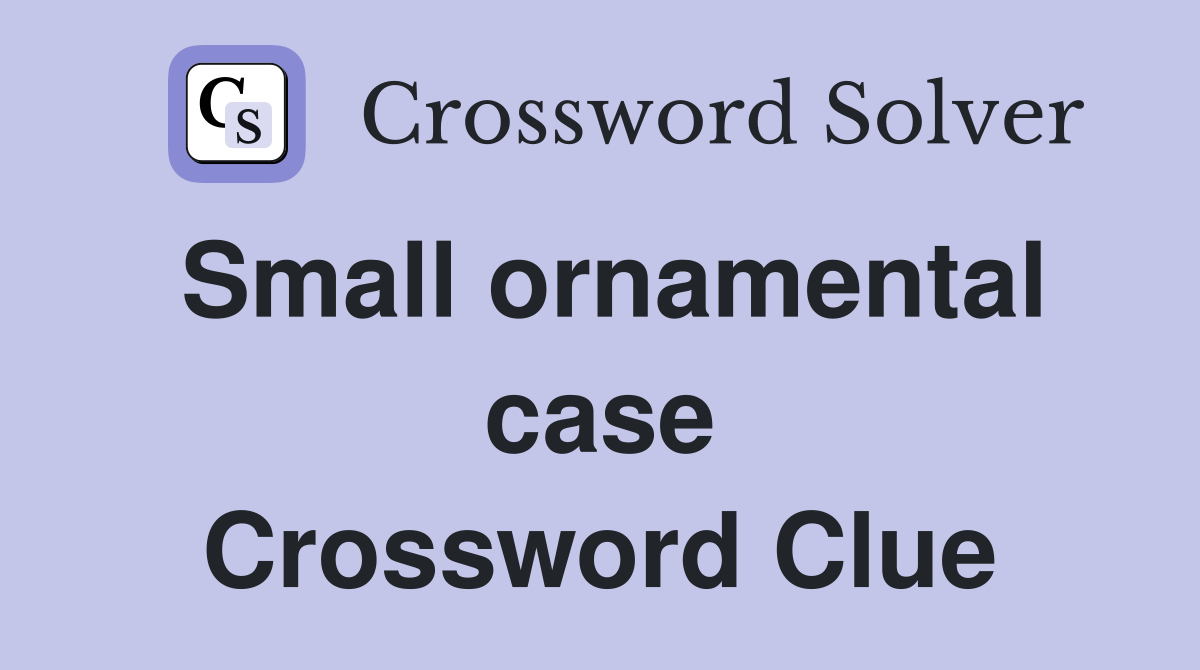 small travel case crossword clue